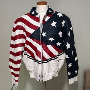 Vilanto Patriotic Leatherwear Jacket